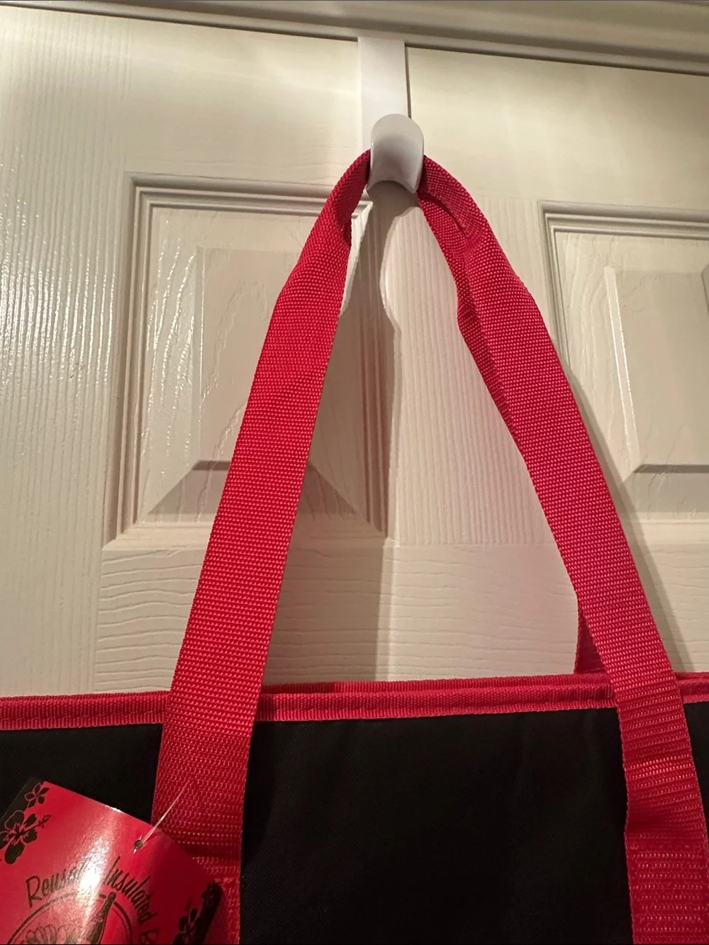 Trader Joe's Black & Red Insulated Grocery Tote